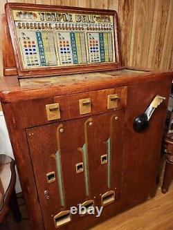 1946 Bally Trible Bell Console Slot Machine