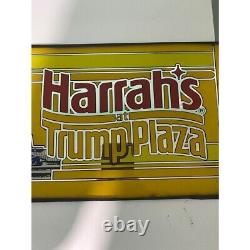 Harrah's at Trump Plaza Casino Slot Machine Glass