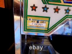Japanese Pachislo Musashi 2 Electronic Slot Machine-240 Tokens & Keys-Works