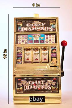 Jumbo Slot Machine plus 50 Metal Gaming Coin Tokens