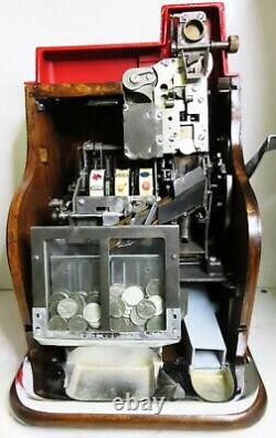 MILLS 5c QT Sweetheart Slot Machine circa 1930 fully restored