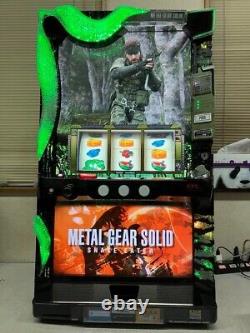 Pachislot machine Metal Gear Solid with coin-free machine
