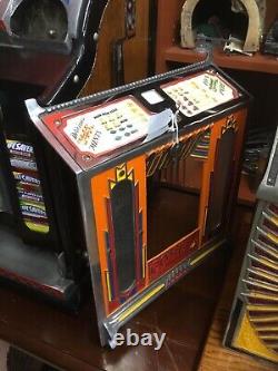 Rare Antique 1930s Pace Comet 5 cent Slot Machine With Duel Mint Dispenser