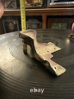 Slot Machine Stand Or Trade Stimulater Stand Feet Recast In Bronze, Polished