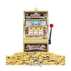 The Fuzzy Friday Jumbo Slot Machine Plus 50 Metal Gaming Coin Tokens for