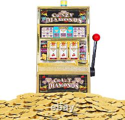 The Fuzzy Friday Jumbo Slot Machine plus 50 Metal Gaming Coin Tokens for Adu