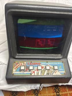 Vintage Digital Controls Little Casino Video Game Machine Works With Keys Poker
