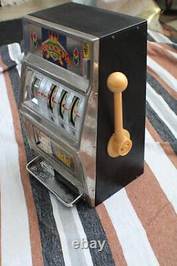 Vintage Waco Casino Crown Novelty Slot Machine Piggy Bank Made in Japan