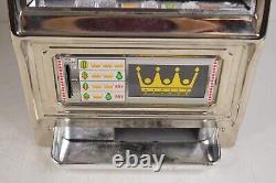Vintage Waco Novelty Casino Crown Jackpot Slot Machine with Original Box WORKS
