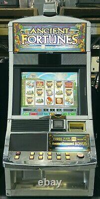 WMS Bluebird 1 (BB1) Video Slot Machine, ANCIENT FORTUNES