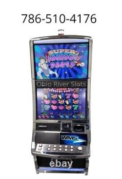 Williams Bluebird 2 Slot Machine Super Jackpot Party STATIC button panel